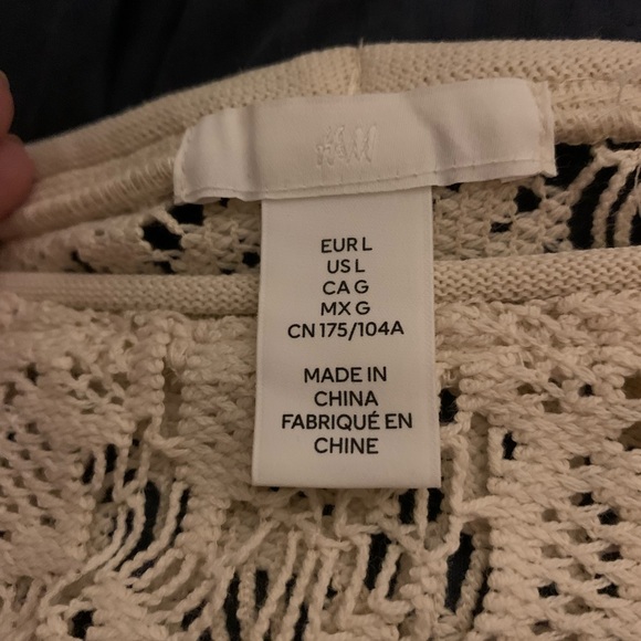Crochet tunic from H&M cream colour L - Picture 3 of 4